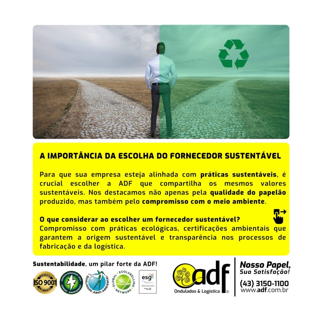 ADF seu fornecedor de papelão ondulado e reciclado